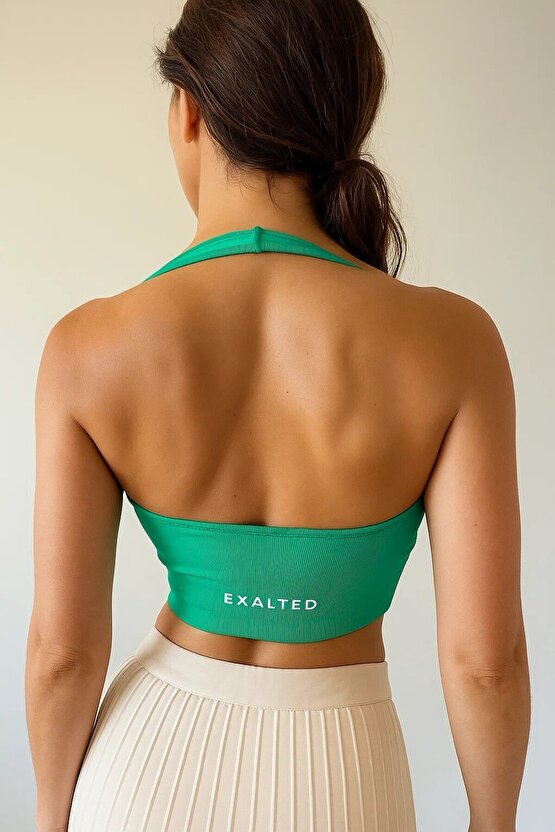 EXALTED Kadın Spor yeşil bra