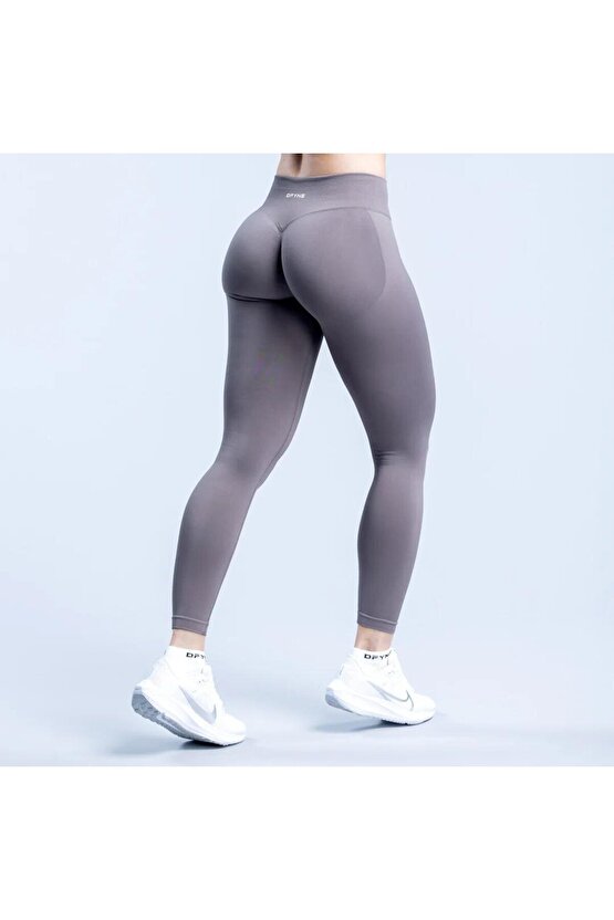 Seamless Scrunch Tayt - Truffle
