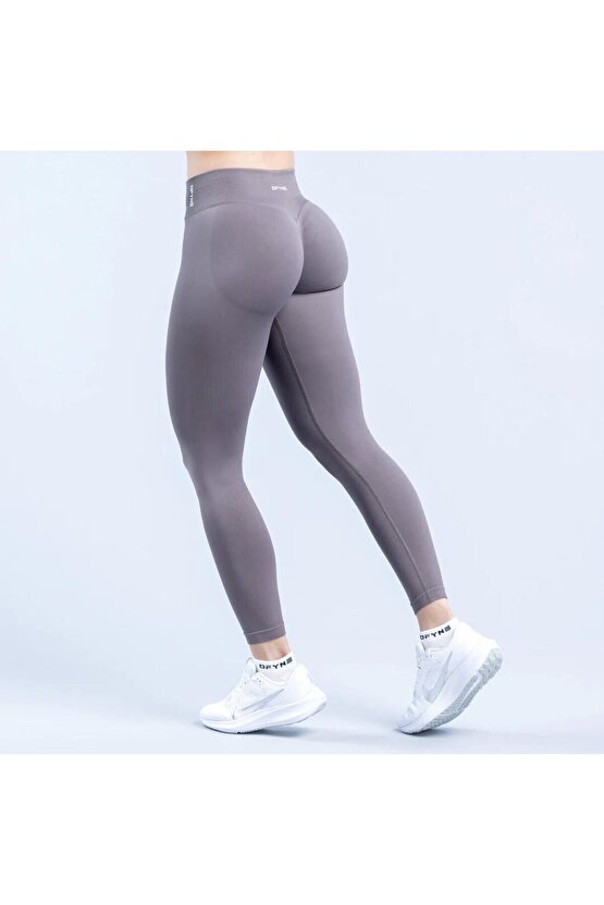 Seamless Scrunch Tayt - Truffle