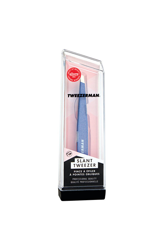 Slant Tweezer Granite Sky - Işıltılı Mavi Cımbız
