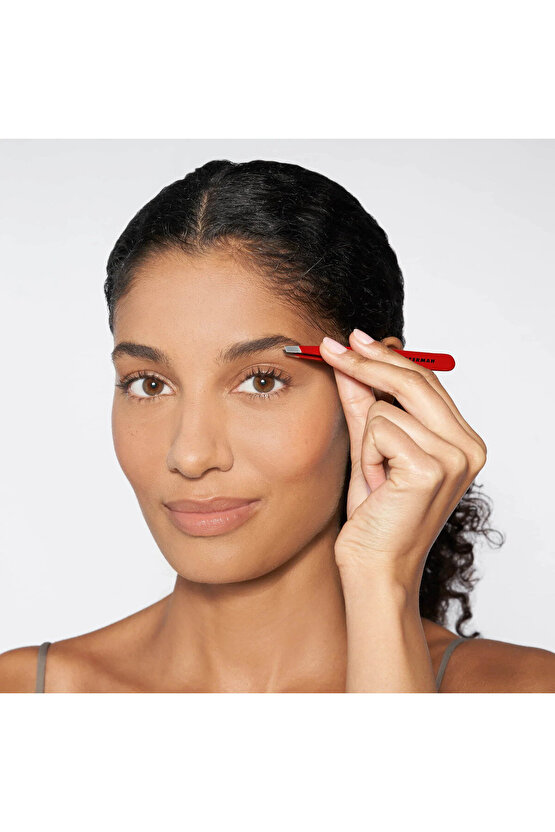 Slant Tweezer Signature Red - İkonik Kırmızı Cımbız