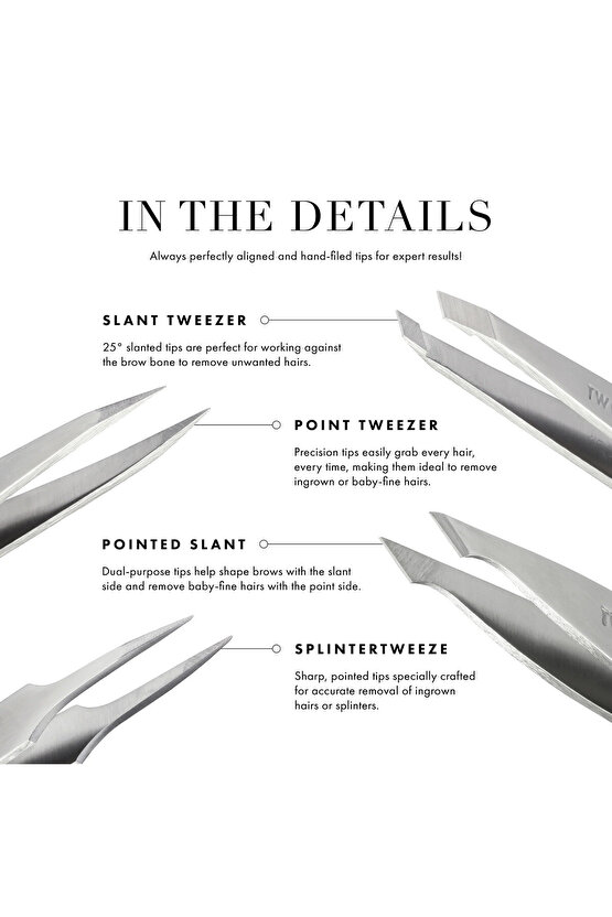 Slant Tweezer Signature Red - İkonik Kırmızı Cımbız