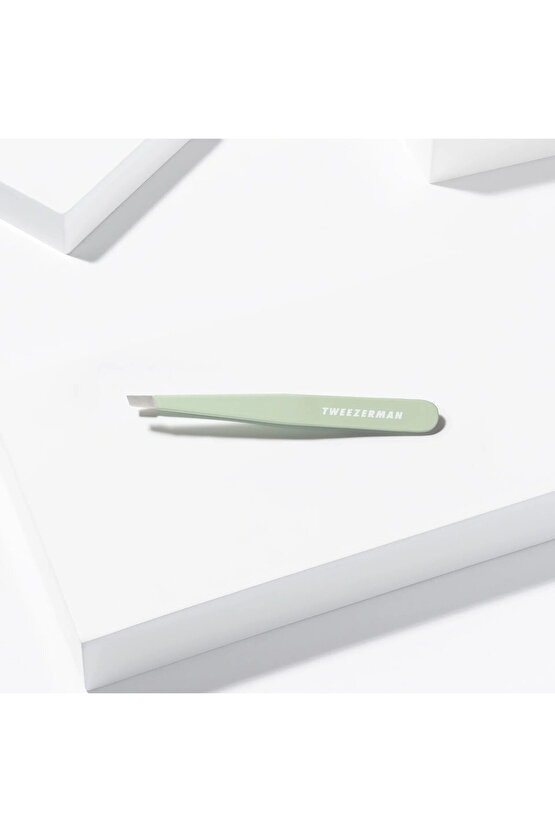Slant Tweezer Pistachio - Fıstık Yeşil Cımbız