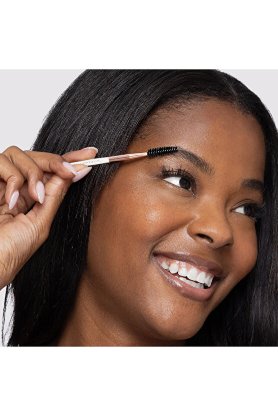 Brow Scissors & Brush Rose Gold - Rose Gold Kaş Makası ve Fırçası