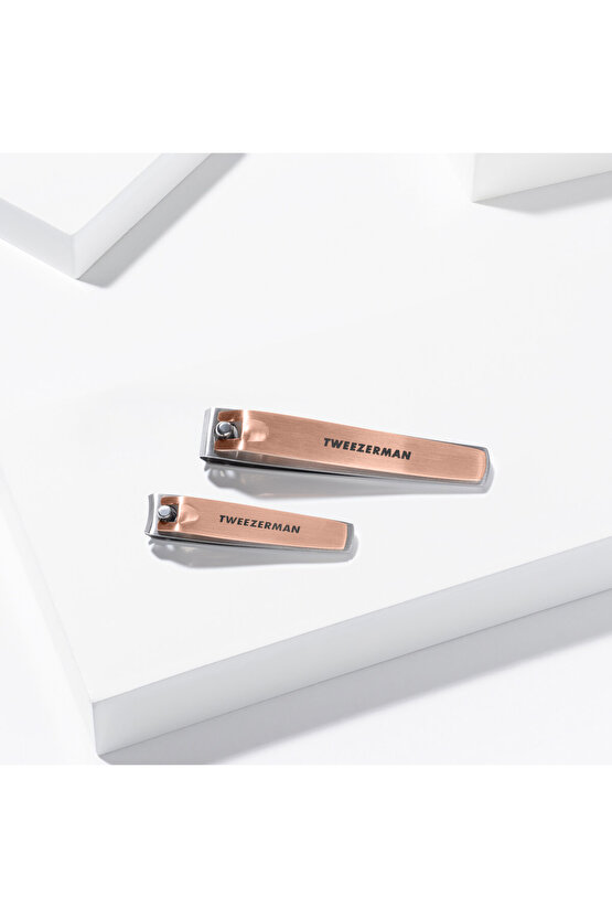 Combo Clipper Set, Rose Gold - Tırnak Makası Seti