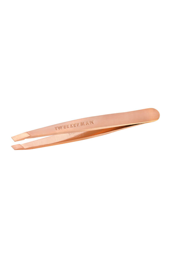 Rose Gold Mini Eğik Uçlu Cımbız