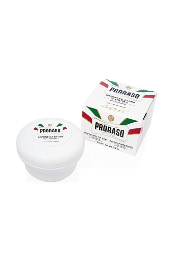 Beyaz Seri Yeşil Çay Yulaf Özlü Tıraş Sabunu 150ml