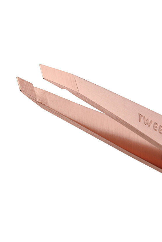 Rose Gold Eğik Uçlu Cımbız
