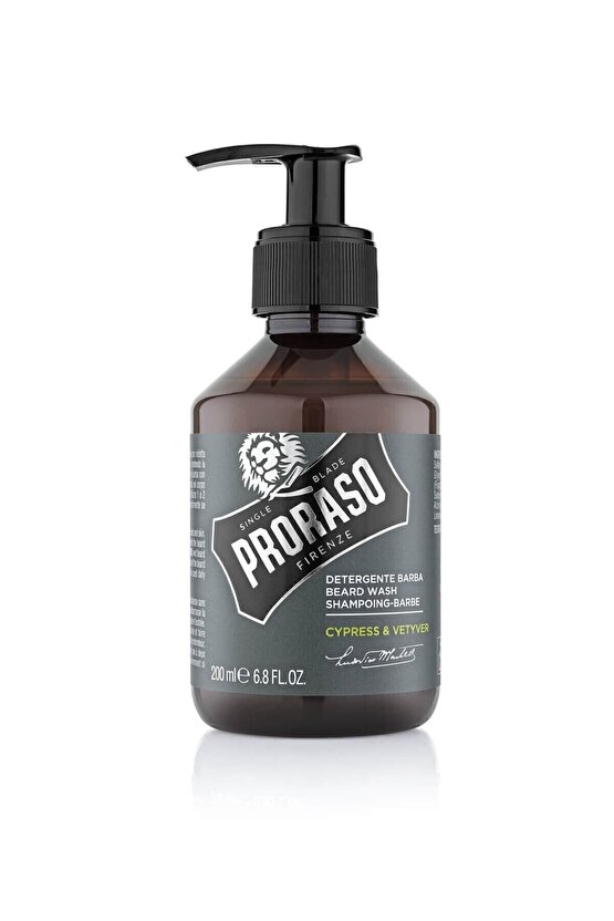 Beard Wash Shampoing Cypress Vetyver Sakal Şampuanı 200 ml