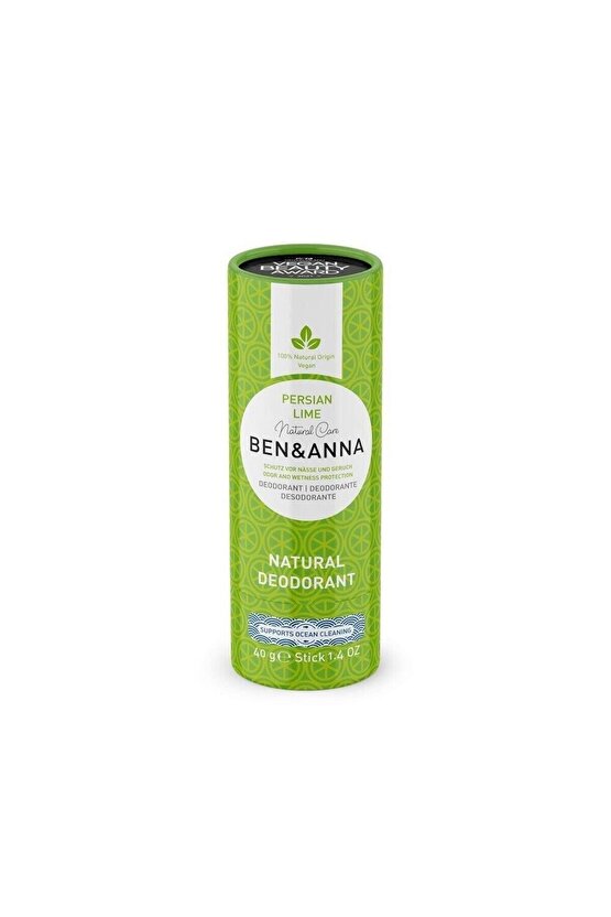 Ben & Anna Persian Lime Vegan Deodorant Stick 40 G