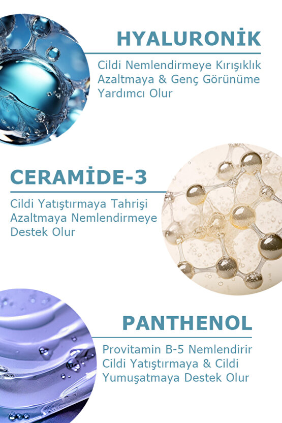 Hyalüronik Asit İçeren Nemlendirici Yüz Bakım Kremi 50 ml
