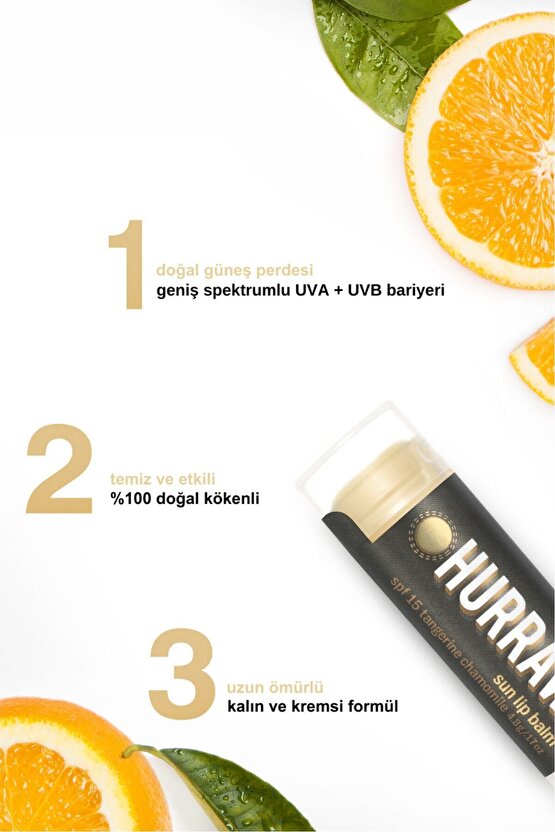 Sun Lip Balm Güneş Koruyuculu Spf15 4.8g
