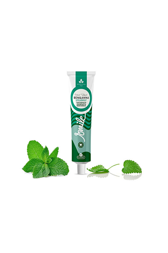 Ben & Anna Florürlü Nane Aromalı Diş Macunu 75 ml Ferah Nefes Güçlü Mine Vegan