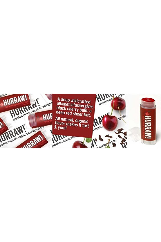 Black Cherry Tinted Lip Balm Dudak Balmı Vişne 4.8g