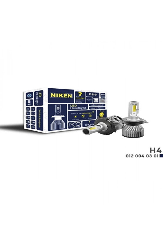 Niken Led Xenon Eco Serisi H4