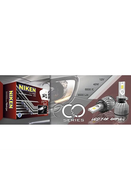 Eco Serisi 12.000 Lümen h7  H4  H11  H1  H10  9005  9006 Led Xenon Far Ampulu