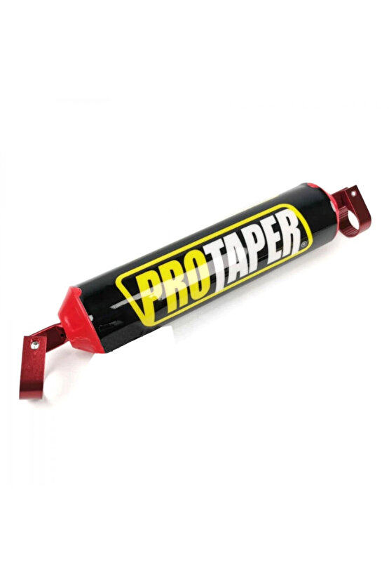 Motosiklet Gidon Pedi Kırmızı Protaper 345 Gidon Barı Nikel Hediyeli