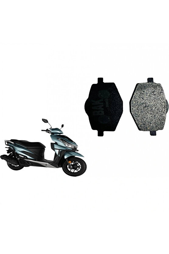 FREN BALATA DİSK (ÖN YBR) - (ARKA RKS FRECCIA 150) rks vrs125 arka