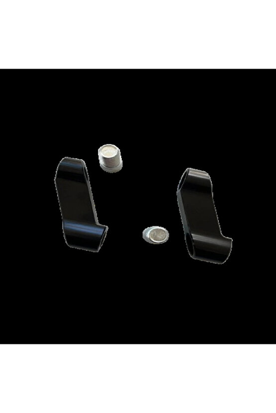 Üniversal Ayna Uzatma Genişletme Aparatı Siyah 8mm Düz Diş