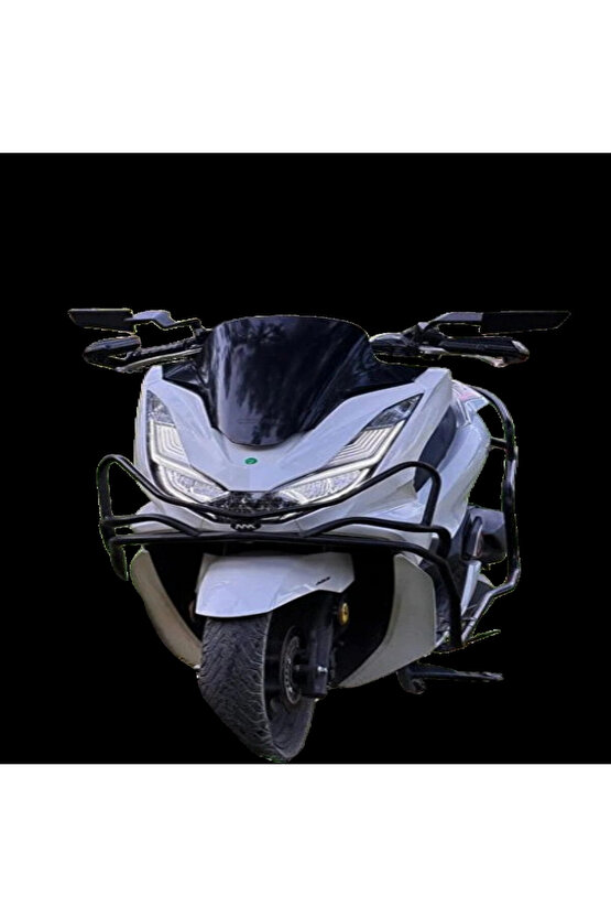 Honda Pcx 125 H2 Kanat Ayna Katlanır Naked Model Tam Uyumlu Siyah