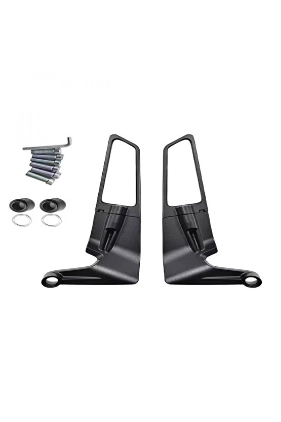 H2 Kanat Ayna Büyük Model Ayna 8 mm 10 mm ters düz tüm motosikletler uyumlu