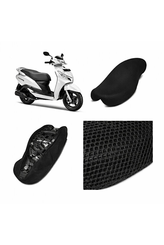 Honda Activa125 (2023 Sonrası) Fileli Sele Kılıfı 3D Çift Katlı Tam Uyumlu