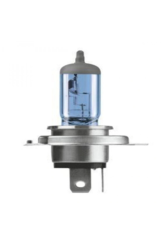 Ampul H4 12v 55 60w Tırnaklı Far 43t %10 Fazla Isık Beyaz Cıft Uyumlu