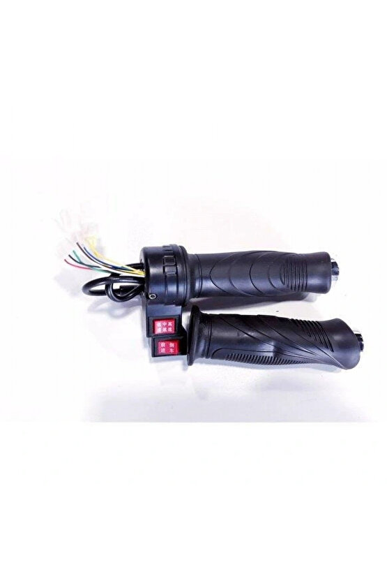 E Bike Geri Vitesli Gaz Kolu 8 Kablolu 3 Soketli