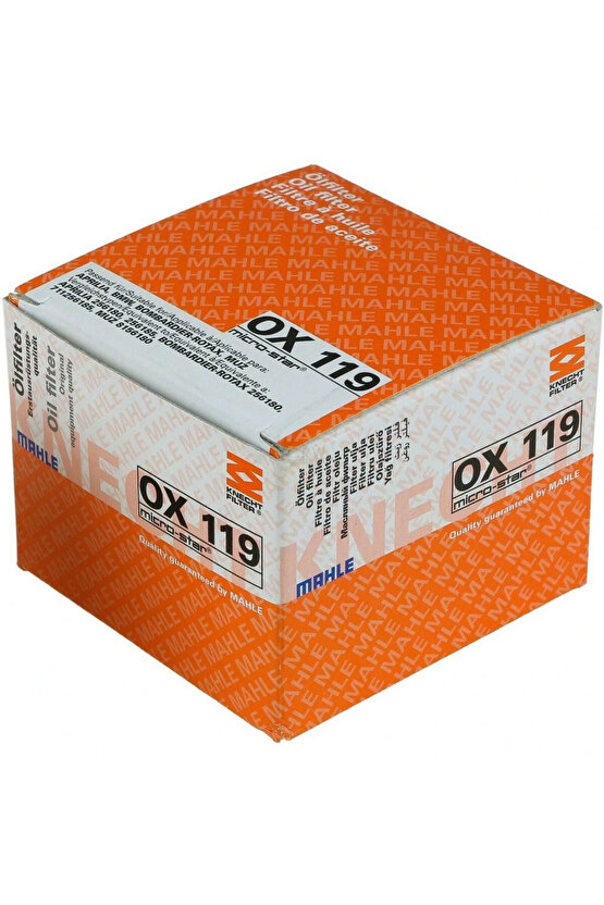 Ox 119 Knecht- Bmw F 650-g 650 Yağ Filtresi
