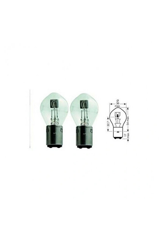 Motosiklet Narva S2 12V 3535W Bosch Tipi Ampul