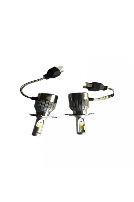 H-4 Led Zenon Ampul Şimşek Etkili 2li Ampul