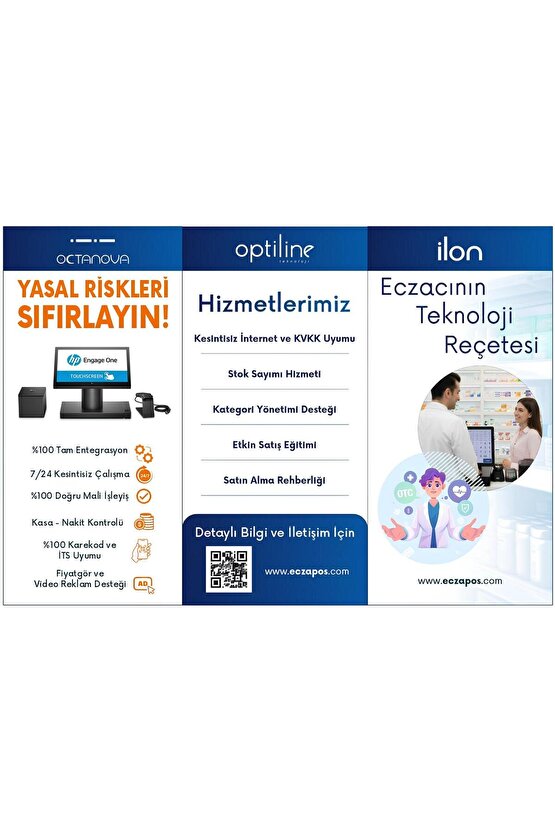 HP ECZANE POS YAZARKASA ÇÖZÜMÜ İLON-OCTANOVA