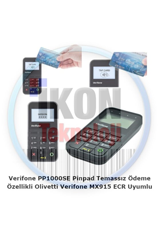 Pp1000se Pinpad Temassız Ödeme Özellikli Olivetti Mx915 Ecr Uyumlu Yenilenmiş