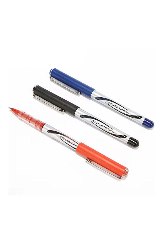 Pilot Kalem 3lü Set – Kırmızı, Mavi, Siyah Renk Tükenmez Kalem