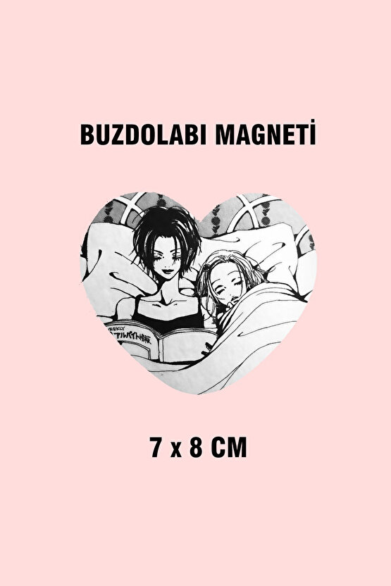 Anime Temalı Mıknatıslı Buzdolabı Magnet Süsü