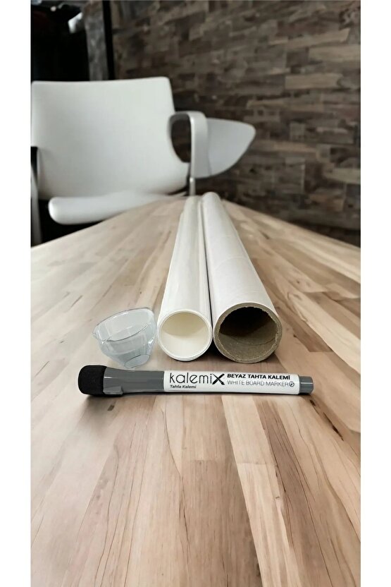 Ekonomik 50 Cm X 5 Metre Beyaz Akıllı Kağıt Tahta Yazı Tahtası