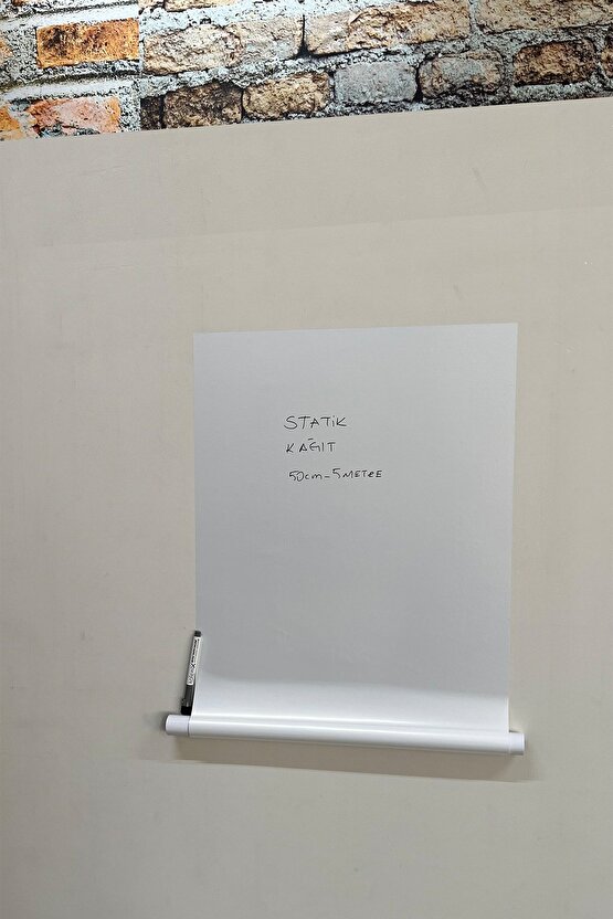 Ekonomik 50 Cm X 5 Metre Beyaz Akıllı Kağıt Tahta Yazı Tahtası