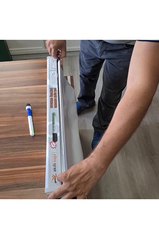 60cm X 10 Metre Şeffaf Akıllı Kağıt Tahta Yazı Tahtası Istediğin Ölçüde Kes Kullan Yeni Ürün