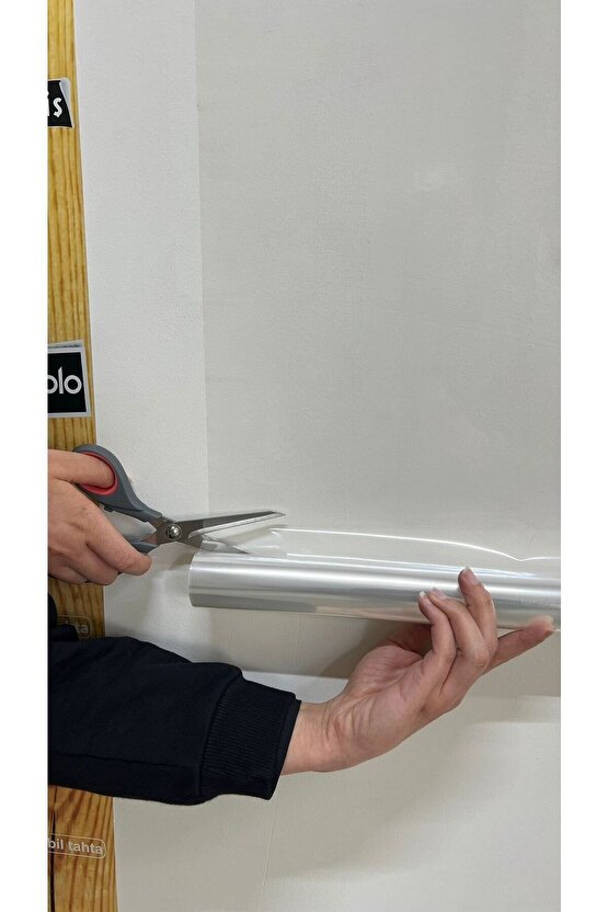 Ekonomik 50 Cm X 5 Metre Şeffaf Statik Akıllı Kağıt Tahta Yazı Tahtası