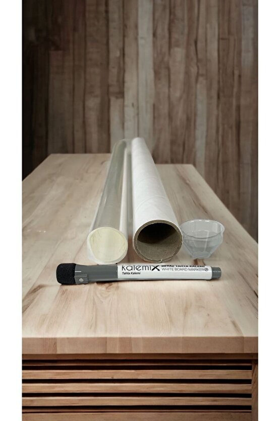 Ekonomik 50 Cm X 5 Metre Şeffaf Statik Akıllı Kağıt Tahta Yazı Tahtası