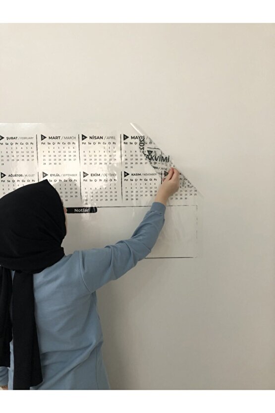 2025 Yıllık Planlayıcı Annualy Planner Akıllı Kağıt Tahta Yazı Tahtası Kalemi 100x56 Cm Model 2