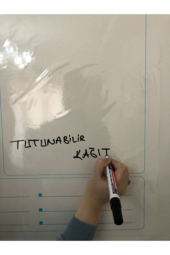Weekly Planner Haftalık Planlayıcı Takvim Yazı Tahtası Akıllı Kağıt Tahta + Kalem 72x60 Cm