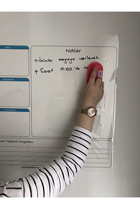Planlayıcı Akıllı Kağıt Planner Sticker Kağıt Tahta Yazı Tahtası Takvim Haftalık Week Set