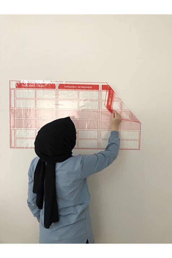 Kanban Planlayıcı Takvim 100x52 cm