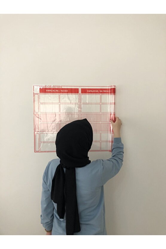 Kanban Planlayıcı Takvim 100x52 cm