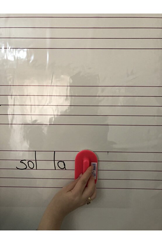 Nota Yazı Tahtası Sol Anahtarlı Ve Nota Çizgili Porteli Akıllı Kağıt Tahta Kalem Hediyeli