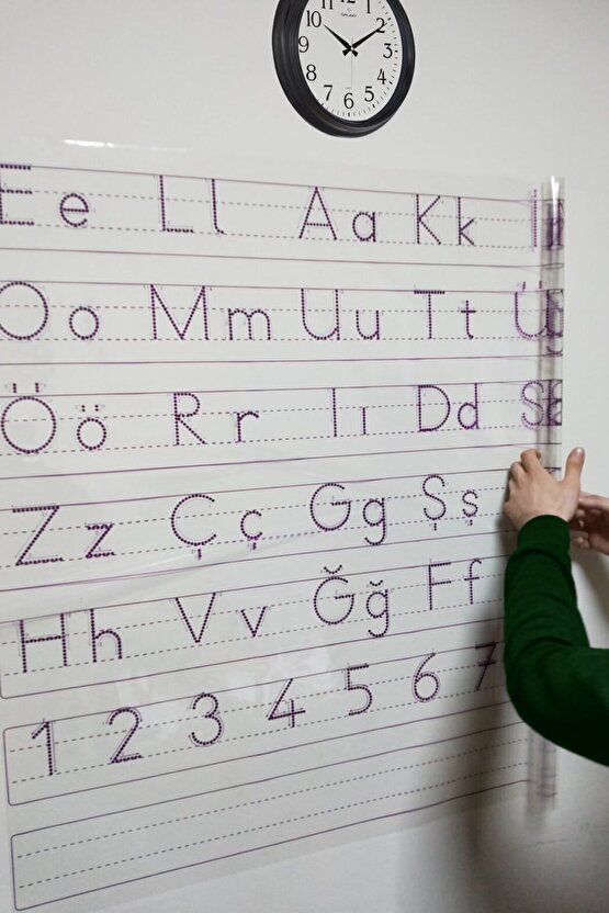 Ilkokul 1.Sınıf Için Yazı Tahtası Eğitim Seti Akıllı Kağıt Tahta 4lü