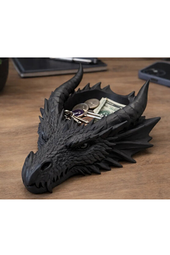 Game of Thrones Ejderha Temalı Dekoratif Kase – Şık Düzenleyici & Özel Tasarım Dekor 18CM