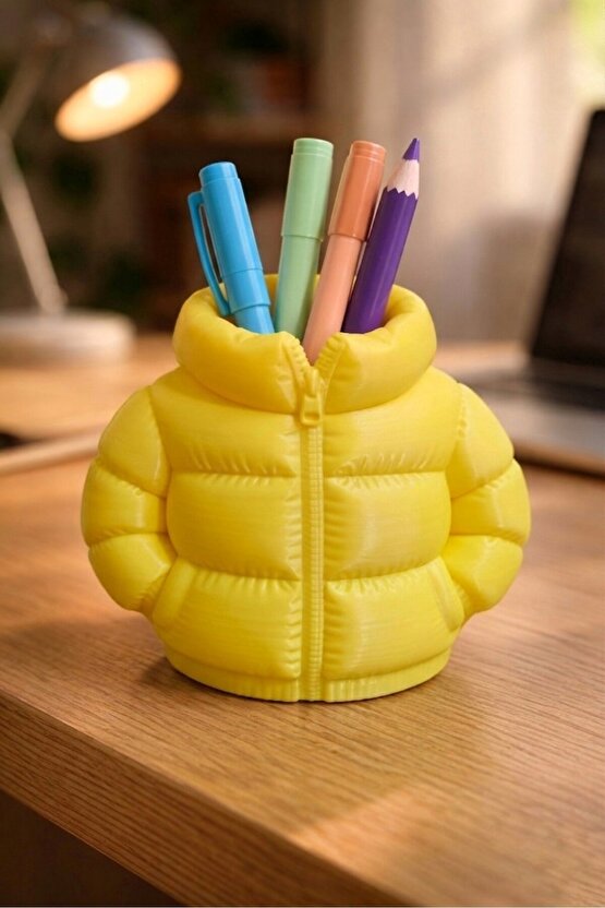 Puffy Mont Kalemlik – Modern Tasarım Dekoratif Kalem Tutucu