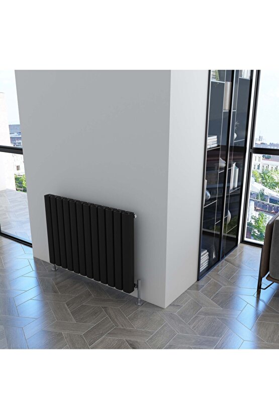 VESTA 0500*0445*06RAL 9005 KUMLU SİYAHSTD.BAĞL.(İKİ YAN ALT-ÜST ÇAPRAZ)ALM.RADYATÖR